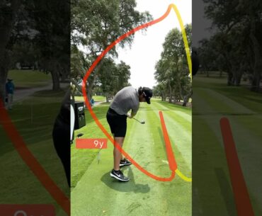 Matt Wolff golf swing on Shot Tracer Map application for iPhone, iPad and Mac.￼