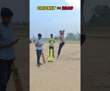 How cricketers play cricket in 2069 😨🤯 #cricket #shorts #youtubeshorts