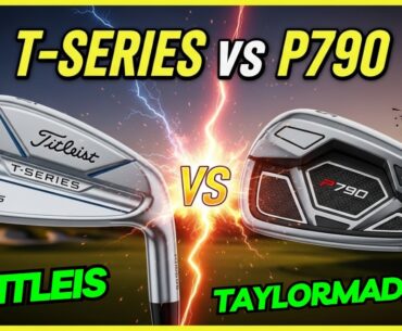 Titleist T-Series 2025 iron set vs TaylorMade P790 iron set Review and Comparison