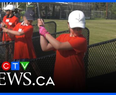 2-day camp in Edmonton teaching girls how to golf