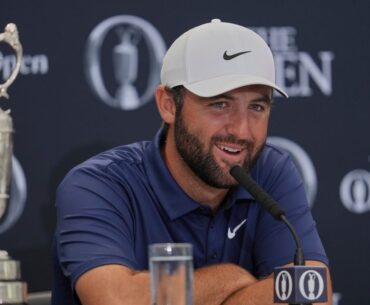 British Open champion Scheffler says comparisons with Tiger 'a bit silly'