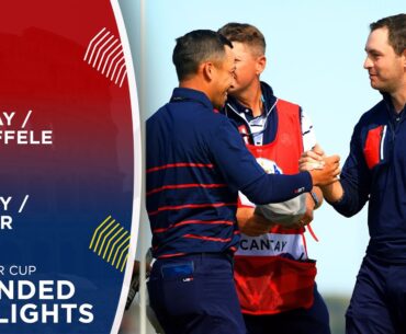 Cantay & Schauffele vs McIlroy & Poulter | Extended Highlights | 2020 Ryder Cup
