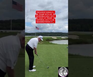 Donald J Trump playing golf today at Trump National Golf Club WashingtonDC! #donaldtrump #trump