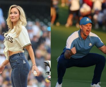 Paige Spiranac drops hilarious 4-word reaction to Justin Rose’s shank at The Open 2025