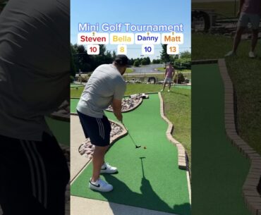 BELLA’S BACK! Mini Golf Tournament #6 (Hole 5) #golf #minigolf #viral