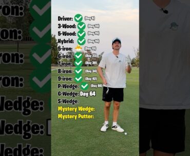 Can I Make a Par With ONLY My Gap Wedge?? (Day 64)