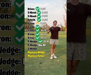 Can I Make a Par With ONLY My Gap Wedge?? (Day 62)