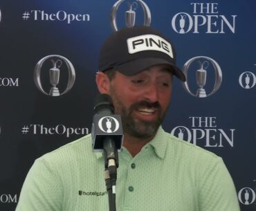 John Parry explains his hole in one at The Open