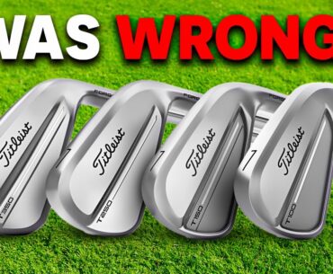 NEW Titleist Irons: T350, T250, T150 and T100 Iron's Full Review