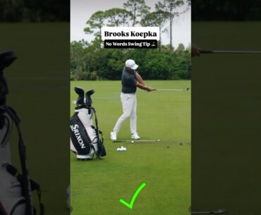 ⛳️ Brooks Koepka Golf Swing Tip | #golf #golfswing #golftips #golfinstruction #golflesson #golfer
