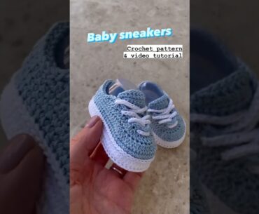 Quick & Easy Crochet Baby Booties Tutorial - Perfect Baby Shower Gift!#crochetclubstore #crochet