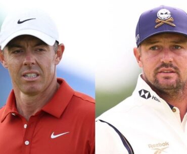 Golf LIVE: Rory McIlroy in weird Open moment as Bryson DeChambeau aims fiery rant