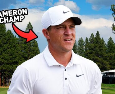 Interview with PGA golfer Cameron Champ at the 2025 Barracuda Championship