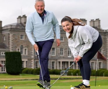 Chloë finds a hobby: the golf ball hurtles towards the photographer’s head. I gasp in horror. How is this fun?