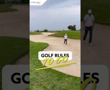 Golf Rules Tip | Stones in the Bunker #golf #rules #golfrules #rulesofgolf #golftips #golfer #usga