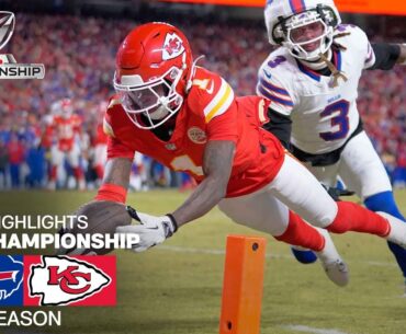 Buffalo Bills vs Kansas City Chiefs Game Highlights | AFC Championship NFL 2024 Season