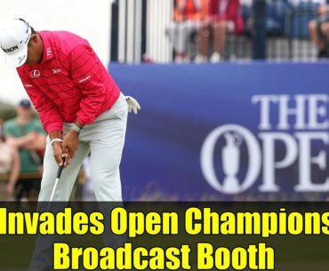 Bat Invades Open Championship Broadcast Booth | Hilarious Golf Moment Goes Viral!