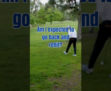 Lost ball, expected to re-hit? #golfrules #golf #rules @usga