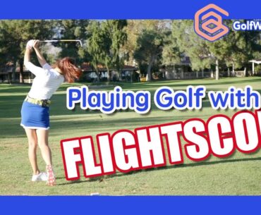 Playing golf with Flightscope 2 | Golf with Aimee