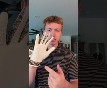 New golf glove upgrade