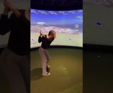 Practice makes perfect with a home golf simulator!