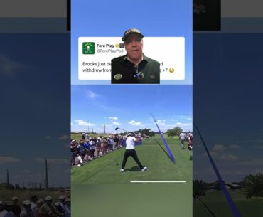 Brooks Koepka SNAPS at #livgolf event is WILD! #golf #shorts