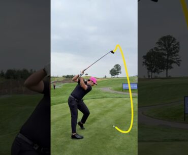 Matt Wolff golf swing and swing tracer created using Shot Tracer Pro app.
