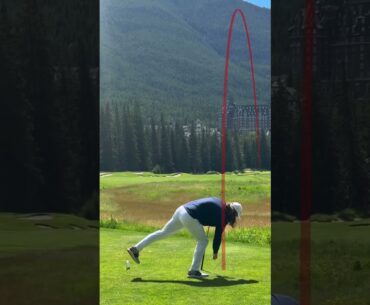 Playing Hole 14 at Banff Springs! 🏔️