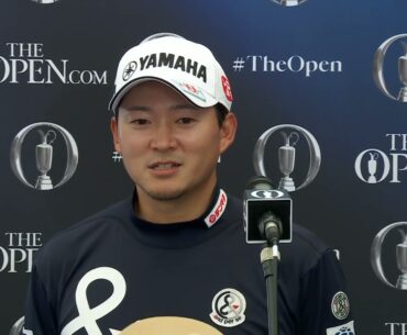 「全英オープン第2ラウンド後の今平周吾のコメント」