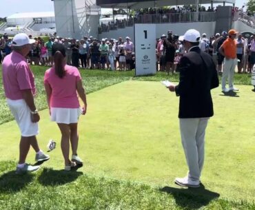 Walking with Rickie & Harris on Mother's Day! 🌸 Inside the Ropes at the PGA Tour!