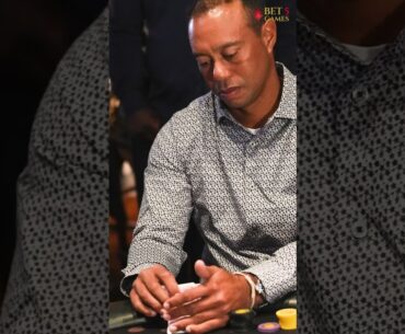 Tiger Woods chơi Baccarat một cách kiên nhẫn #videođoạnngắn #sòngbài #baccarat