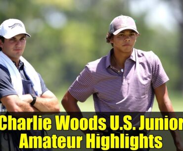 Charlie Woods U.S. Junior Amateur Highlights | Tiger Woods Watching | Brook Hollow Golf