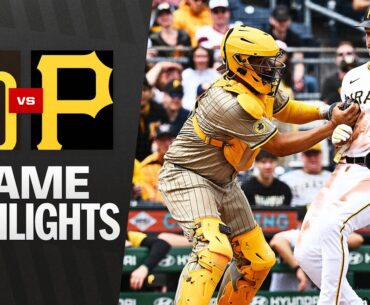 Padres vs. Pirates Game Highlights (5/4/25) | MLB Highlights