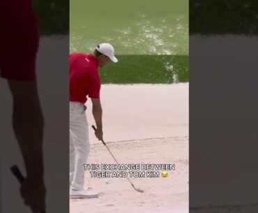 Incredible chemistry between Tiger & Tom Kim 😂 #TGLGolf #golf #micdup #shorts