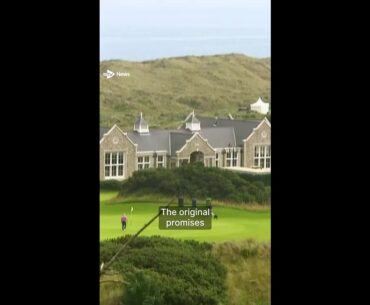 'I refused to move for Donald Trump's Aberdeen golf course' #news #shorts #trump #usa #golf
