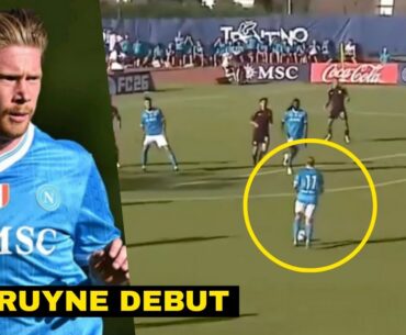 Kevin de Bruyne Napoli Debut v Arezzo