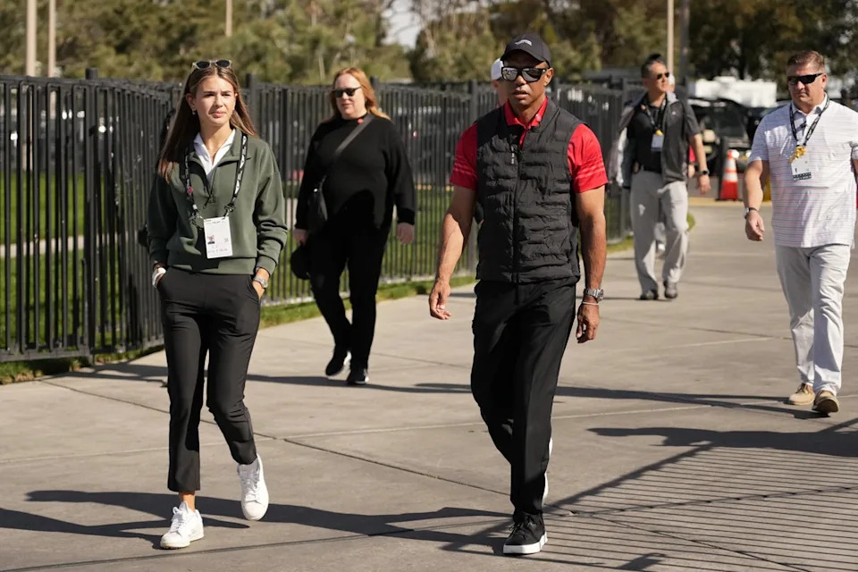 Kai Trump, an aspiring professional golfer, says she spends any free time golfing (Getty Images)