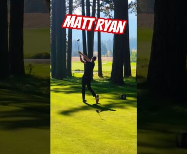 Matt Ryan (NFL) crushes tee shot on hole 2 #accgolf