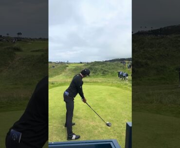 Mizuno's Marco Penge Smashing Driver on 14 at The Open! #golfswing #royalportrush #golf