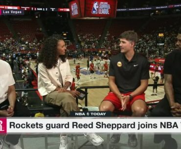 Reed Sheppard on Kevin Durant trade and playing a second season at Summer League | NBA Today