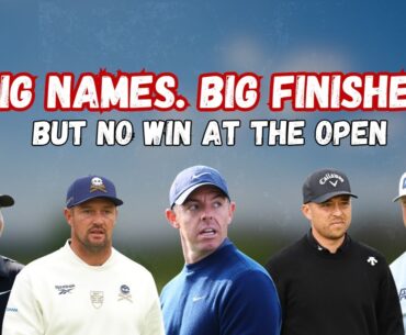 Notable Finishes at The Open | McIlroy, Dechambeau, Schauffele English & Gotterup Recap