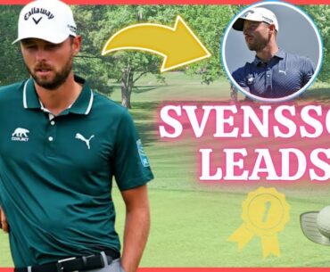 Adam Svensson sets tournament record with opening-round 60, leads by 1 shot at 3M Open