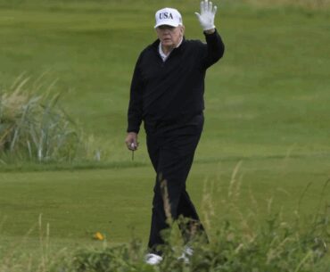 Donald Trump in Scotland: US president enjoys golf weekend; hundreds across UK protest visit | World News