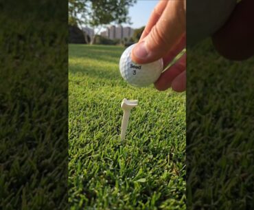 180 tee shots, just 1 tee. @FireAwayTee #golf #teeshot #golfswing