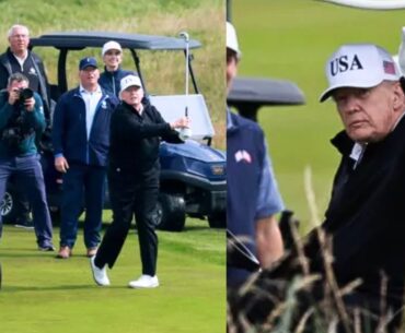 Trump in Scotland LIVE: Security Tightens as Donald Trump Plays Golf at Turnberry, Scotland | N18G