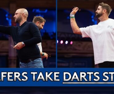 Can These Pro Golfers Handle the Pressure of Pro Darts?!