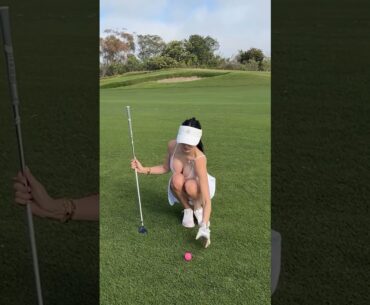 Amazing Golf Swing you need to see | Golf Girl awesome swing | Golf shorts | Jazz