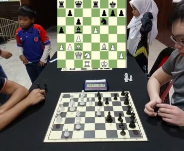 A Poisoned Pawn! | Uzair Shahar vs FM Chan Kim Yew | Piala Dun Meru 2024
