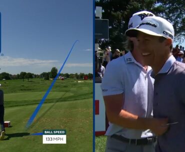 UNBELIEVABLE ace from Thorbjørn Olesen to tie lead at 3M Open | 2025