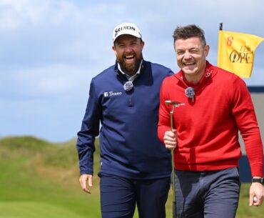 Shane Lowry recreates his iconic moments from The Open victory in 2019